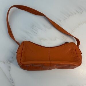 Wilsons Leather Orange Shoulder Bag